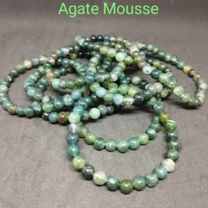 Bracelet Agate mousse