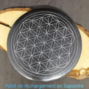 Palet de rechargement fleur de vie en saponite