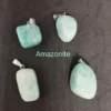 Pendentif en Amazonite et argent