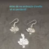 Boucles d'oreilles en arbre de vie