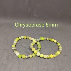 Bracelet chrysoprase citron