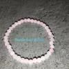 Bracelet en quartz rose enfant 4mm