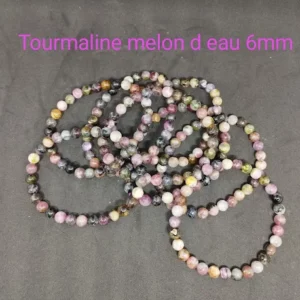 Bracelet Tourmaline melon d'eau