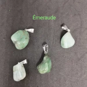 Pendentif en Emeraude et argent