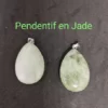 Pendentif en jade goutte