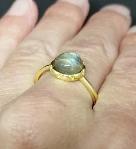 Bague en Labradorite