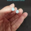 Boucles d'oreilles en Larimar