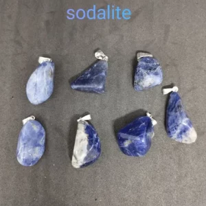 Pendentif en Sodalite et argent