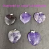 Pendentif coeur en Améthyste