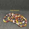 Bracelet Jaspe Mokaite en forme de graine