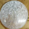 Pavé de sélénite en arbre de vie 10 cm