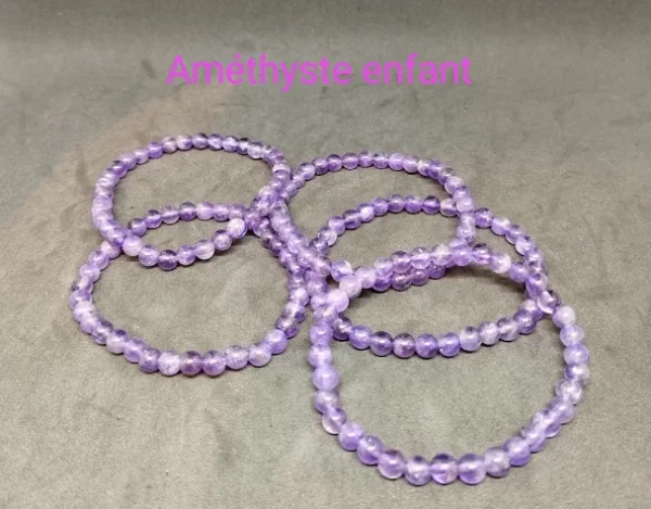 Bracelet enfant en Améthyste