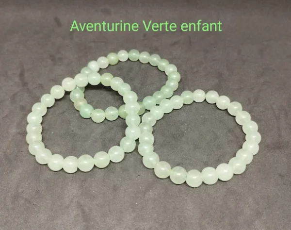 Bracelet enfant Aventurine verte