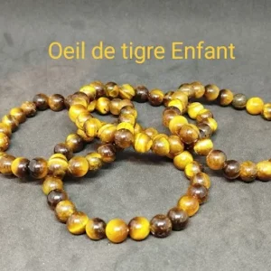 Bracelet enfant en oeil de tigre