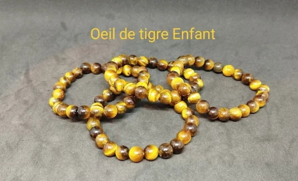 Bracelet enfant en oeil de tigre