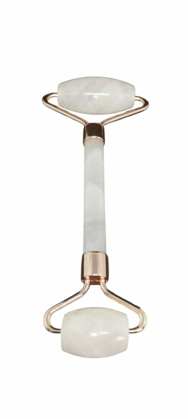 Rouleau de massage en quartz rose